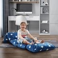 Inspired Home Inspired Home LC186-20NW-UE 88 x 26 in. Microfiber Posh Living Bean Bag Covers; Navy Stars LC186-20NW-UE